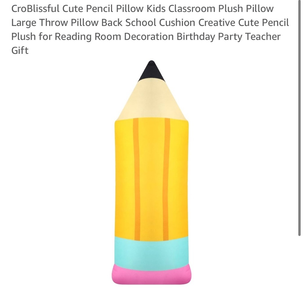 Pencil pillow